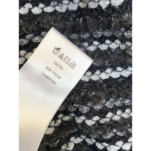 Ann Taylor LOFT Women’s Blazer Full Zip Cardigan Wool Blend Metallic Size S flaw - Picture 6 of 6